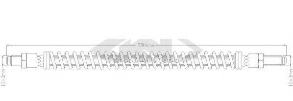 SPIDAN 39604 Гальмівний шланг