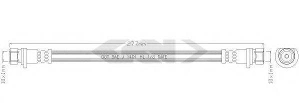 SPIDAN 338667 Гальмівний шланг