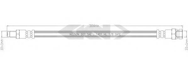 SPIDAN 340027 Гальмівний шланг