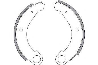 SPIDAN 30423 Комплект гальмівних колодок