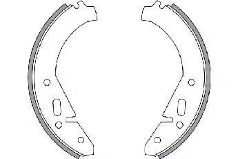 SPIDAN 30418 Комплект гальмівних колодок