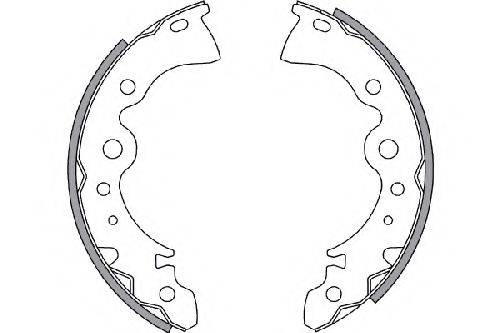 SPIDAN 31139 Комплект гальмівних колодок