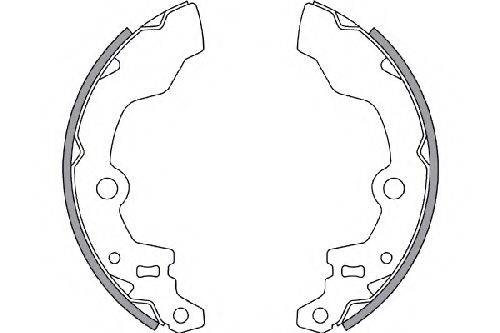 SPIDAN 31322 Комплект гальмівних колодок