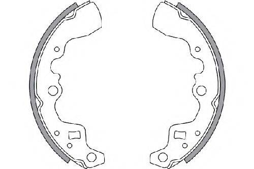 SPIDAN 30523 Комплект гальмівних колодок
