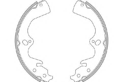 SPIDAN 33952 Комплект гальмівних колодок
