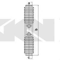 SPIDAN 83591 Пильовик, рульове управління