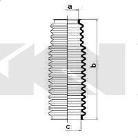 SPIDAN 83683 Пильовик, рульове управління