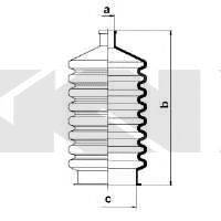 SPIDAN 83951 Пильовик, рульове управління