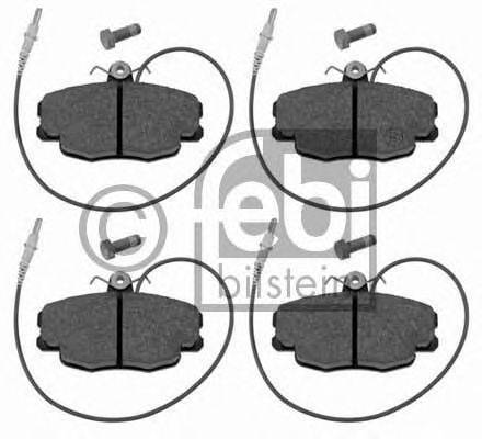 FEBI BILSTEIN 16369 Комплект гальмівних колодок, дискове гальмо