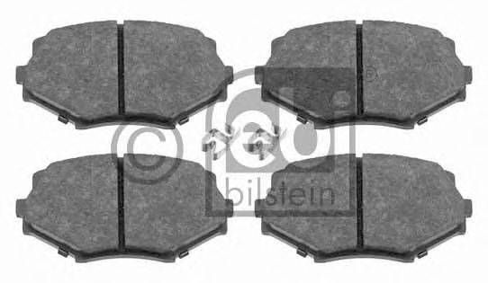 FEBI BILSTEIN 16497 Комплект гальмівних колодок, дискове гальмо