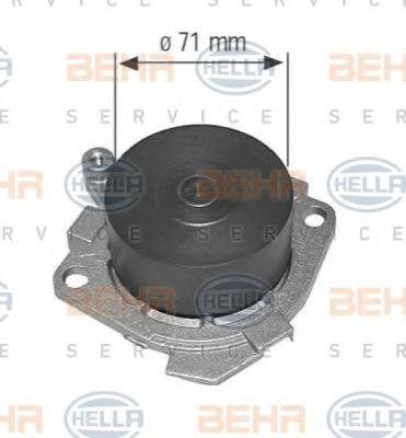 BEHR HELLA SERVICE 8MP376800584 Водяний насос