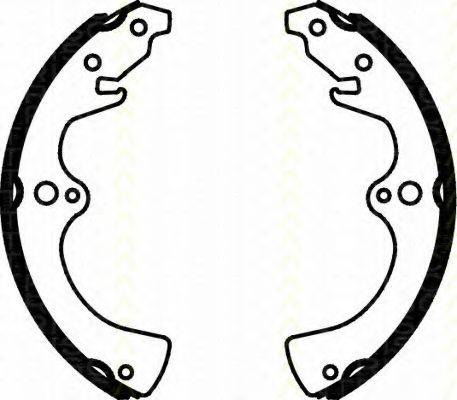 TRISCAN 810010036 Комплект гальмівних колодок