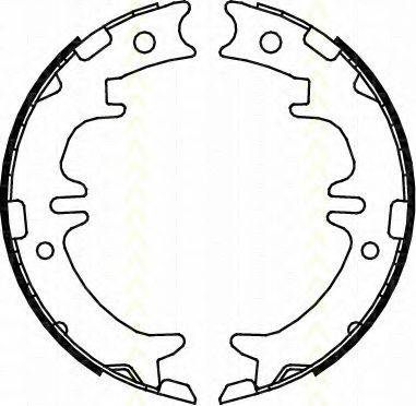 TRISCAN 810013033 Комплект гальмівних колодок, стоянкова гальмівна система