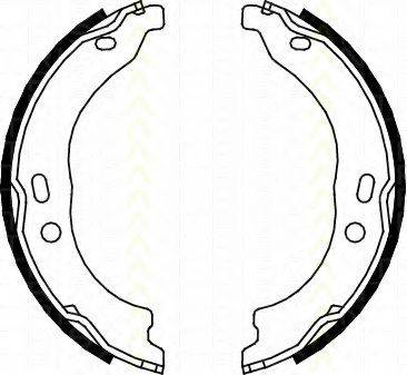 TRISCAN 810015024 Комплект гальмівних колодок, стоянкова гальмівна система