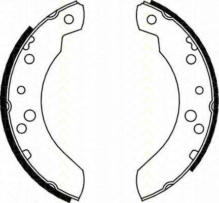 TRISCAN 810016440 Комплект гальмівних колодок