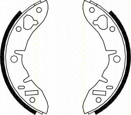 TRISCAN 810017003 Комплект гальмівних колодок