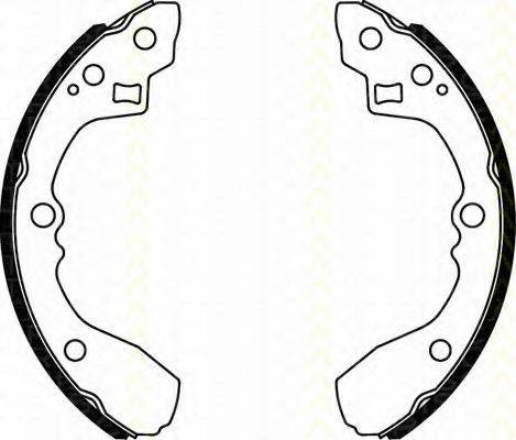 TRISCAN 810018012 Комплект гальмівних колодок
