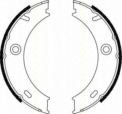 TRISCAN 810023025 Комплект гальмівних колодок, стоянкова гальмівна система