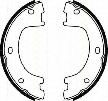TRISCAN 810023032 Комплект гальмівних колодок; Комплект гальмівних колодок, стоянкова гальмівна система