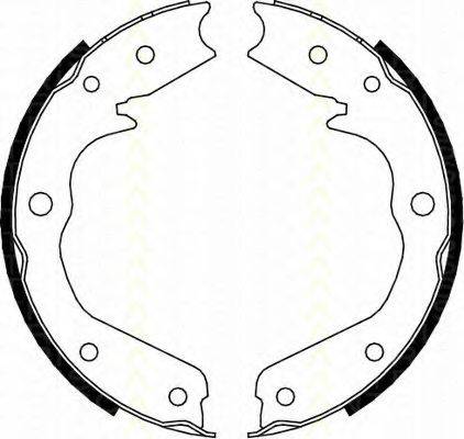 TRISCAN 810024002 Комплект гальмівних колодок, стоянкова гальмівна система
