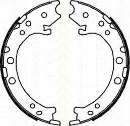 TRISCAN 810040008 Комплект гальмівних колодок; Комплект гальмівних колодок, стоянкова гальмівна система