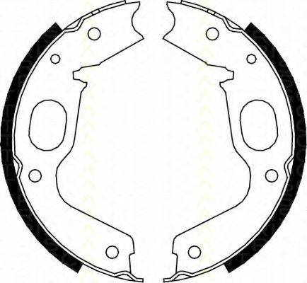 TRISCAN 810042015 Комплект гальмівних колодок, стоянкова гальмівна система