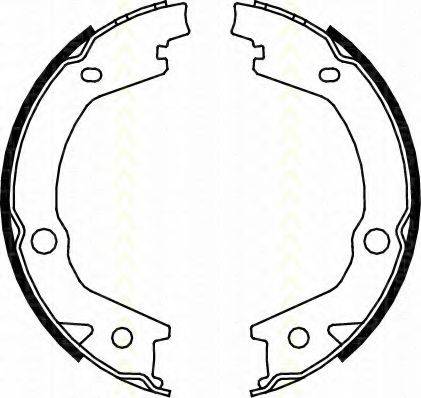TRISCAN 810043020 Комплект гальмівних колодок, стоянкова гальмівна система