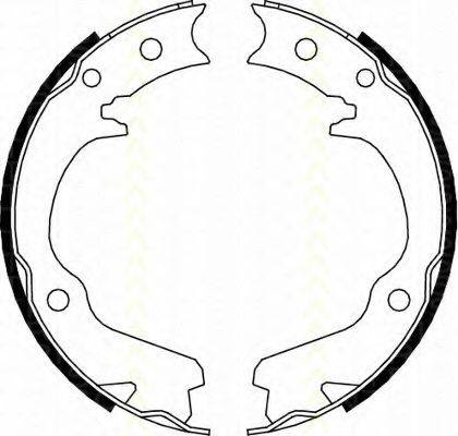 TRISCAN 810068001 Комплект гальмівних колодок; Комплект гальмівних колодок, стоянкова гальмівна система