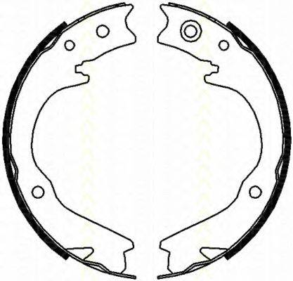 TRISCAN 810068003 Комплект гальмівних колодок, стоянкова гальмівна система