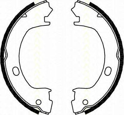 TRISCAN 810080003 Комплект гальмівних колодок, стоянкова гальмівна система