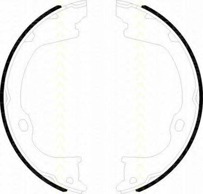 TRISCAN 810080019 Комплект гальмівних колодок, стоянкова гальмівна система