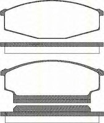 TRISCAN 811014942 Комплект гальмівних колодок, дискове гальмо