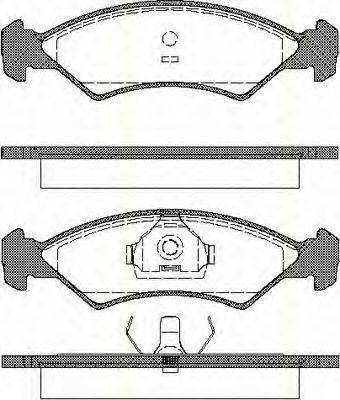 TRISCAN 811016300 Комплект гальмівних колодок, дискове гальмо