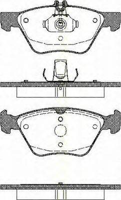 TRISCAN 811023014 Комплект гальмівних колодок, дискове гальмо