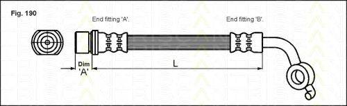 TRISCAN 815013136 Гальмівний шланг