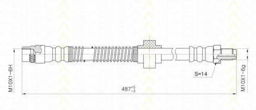 TRISCAN 815038108 Гальмівний шланг