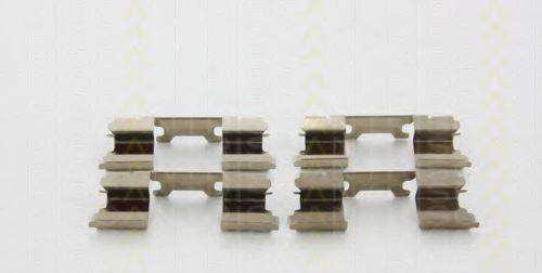 TRISCAN 8105101656 Комплектуючі, колодки дискового гальма