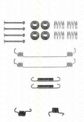 TRISCAN 8105102587 Комплектуючі, гальмівна колодка