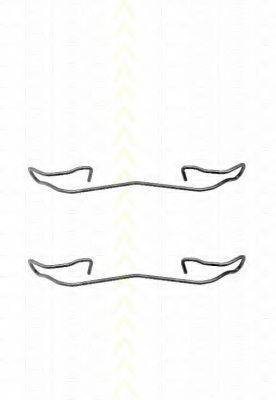 TRISCAN 8105161617 Комплектуючі, колодки дискового гальма