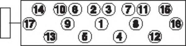 PAYEN HBS017 Комплект болтів головки цилідра