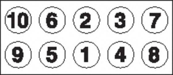 PAYEN HBS089 Комплект болтів головки цилідра