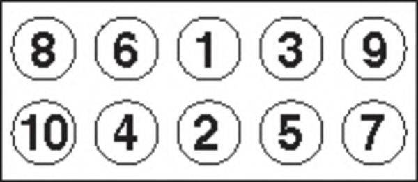 PAYEN HBS308 Комплект болтів головки цилідра