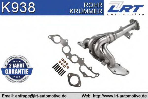 LRT K938 Колектор, система випуску