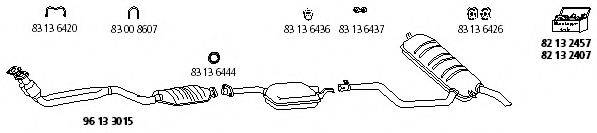 HJS ME233 Система випуску ОГ