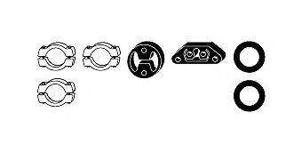 HJS 82234319 Монтажний комплект, система випуску