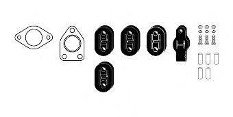 HJS 82457824 Монтажний комплект, система випуску