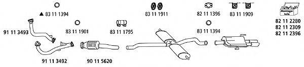 HJS AU249 Система випуску ОГ