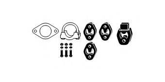 HJS 82156632 Монтажний комплект, система випуску