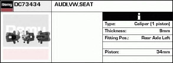 DELCO REMY DC73434 Гальмівний супорт