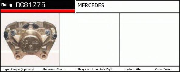 DELCO REMY DC81775 Гальмівний супорт